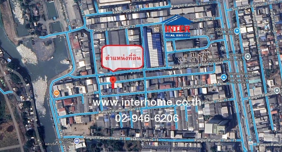 Terreno en venta en Thanyaburi, Pathum Thani