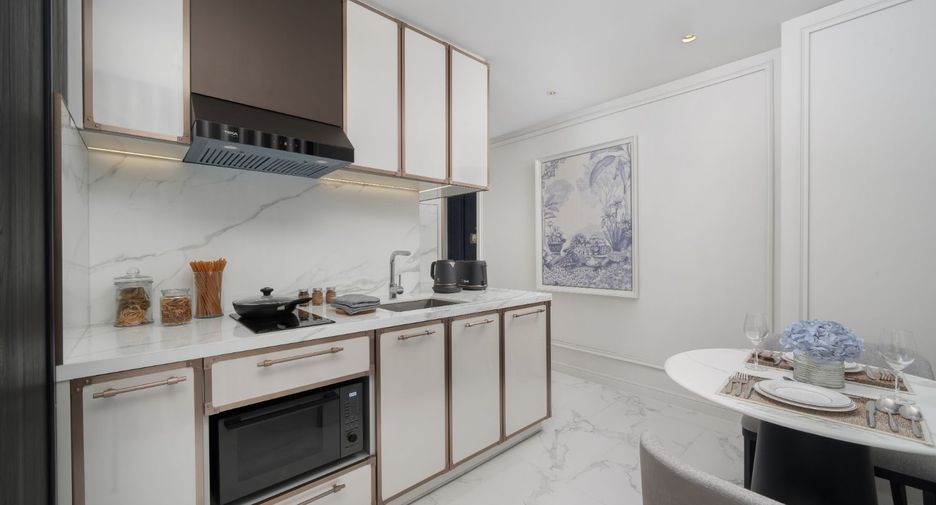 Serviced Apartment zur Miete mit 1 Zimmer in Watthana, Bangkok
