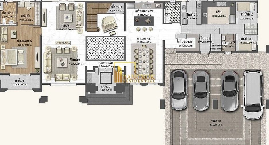 Haus zur Miete und zum Kauf mit 5 Zimmer in Suan Luang, Bangkok