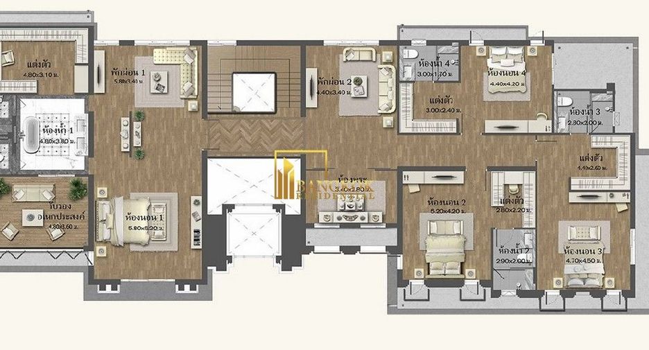 Haus zur Miete und zum Kauf mit 5 Zimmer in Suan Luang, Bangkok