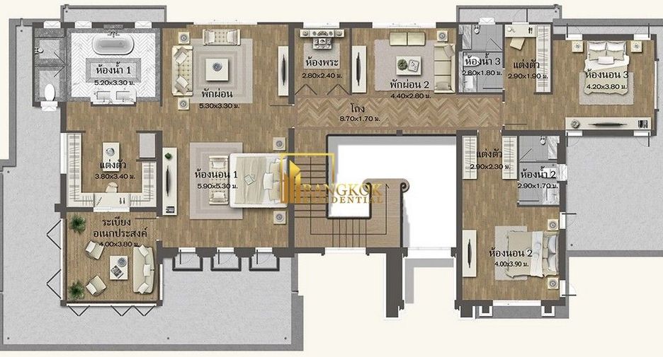 Haus zur Miete und zum Kauf mit 4 Zimmer in Suan Luang, Bangkok
