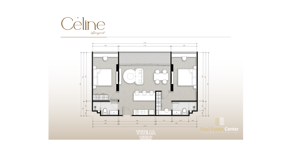 For sale 2 bedrooms condo in Bang Lamung, Chonburi