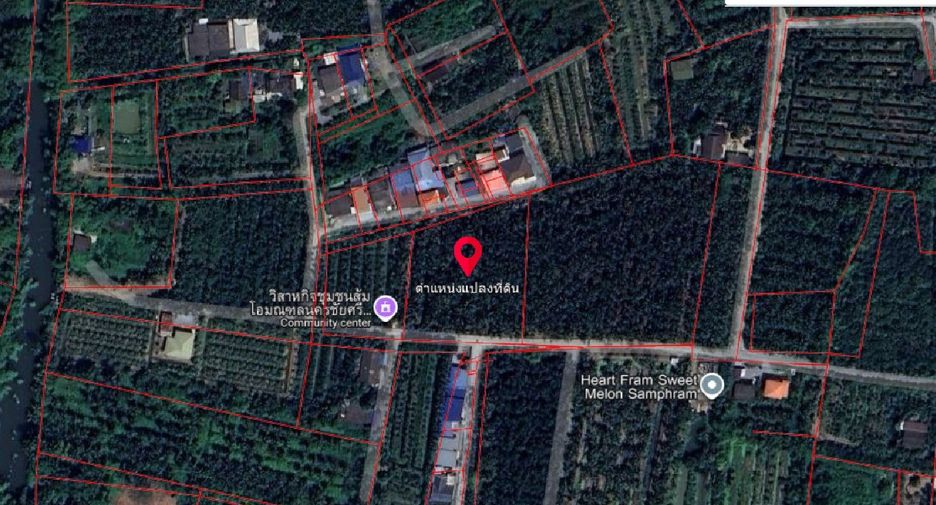 For sale land in Sam Phran, Nakhon Pathom