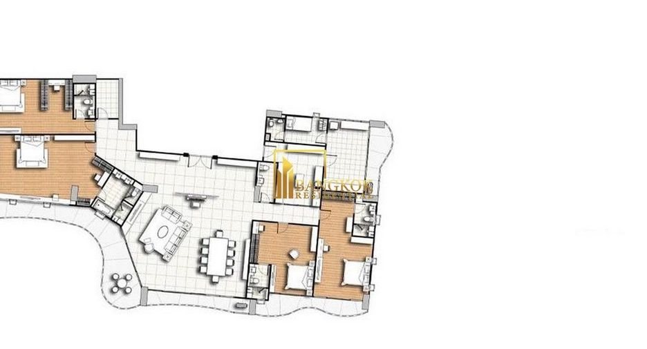 Wohnung zur Miete und zum Kauf mit 4 Zimmer in Yan Nawa, Bangkok