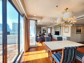 À louer 3 chambres appartement avec services à Khlong Toei, Bangkok