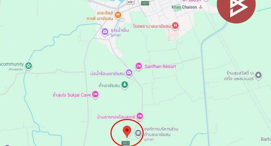 For sale land in Bang Kaeo, Phatthalung