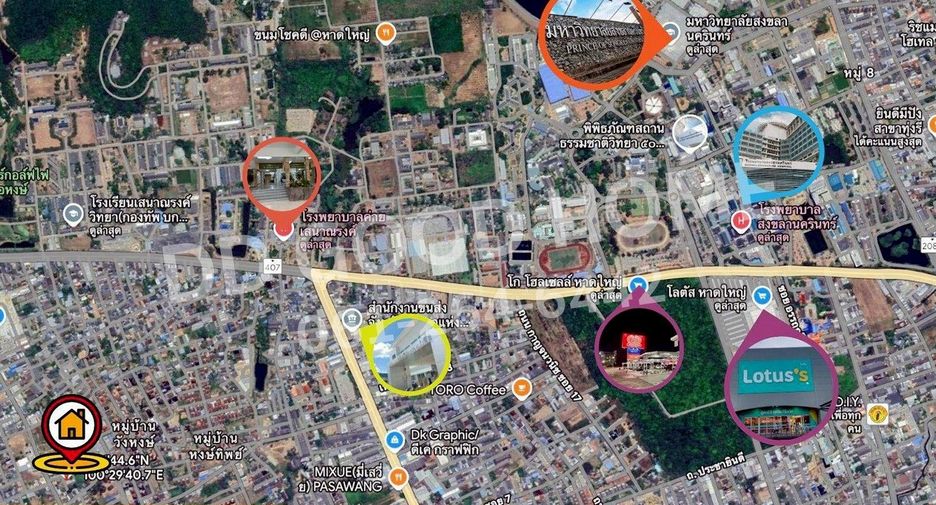 For sale land in Hat Yai, Songkhla
