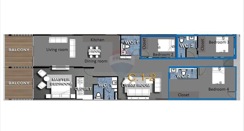 For sale 4 bedrooms condo in Ko Samui, Surat Thani