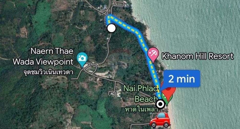 For sale land in Khanom, Nakhon Si Thammarat