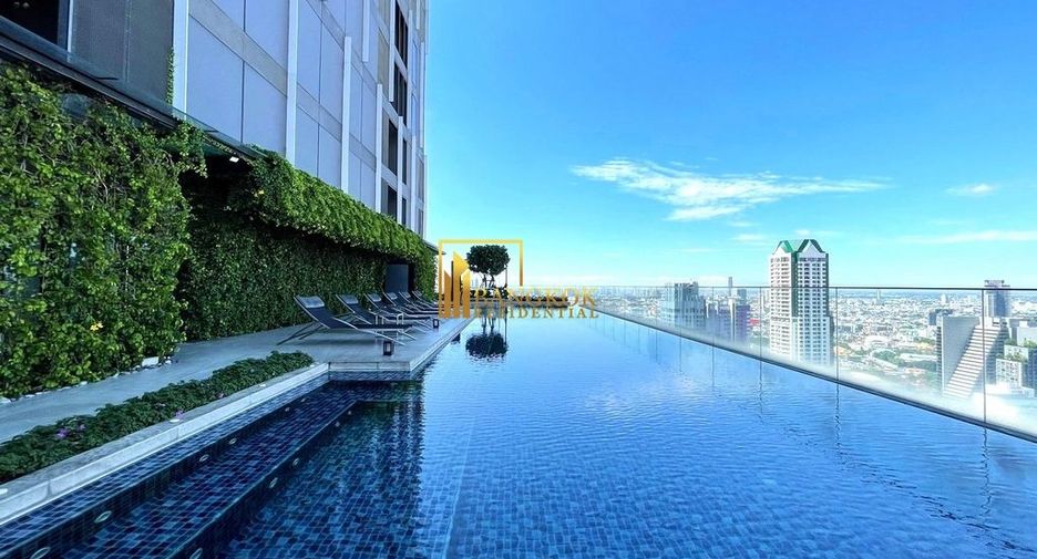 For rent and for sale 2 bedrooms condo in Sathon, Bangkok
