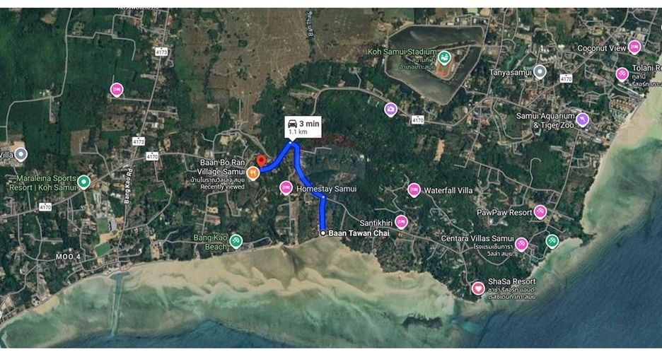 For sale land in Ko Samui, Surat Thani