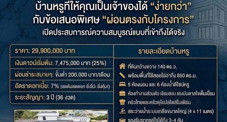 Villa zum Kauf mit 5 Zimmer in Bang Lamung, Chonburi