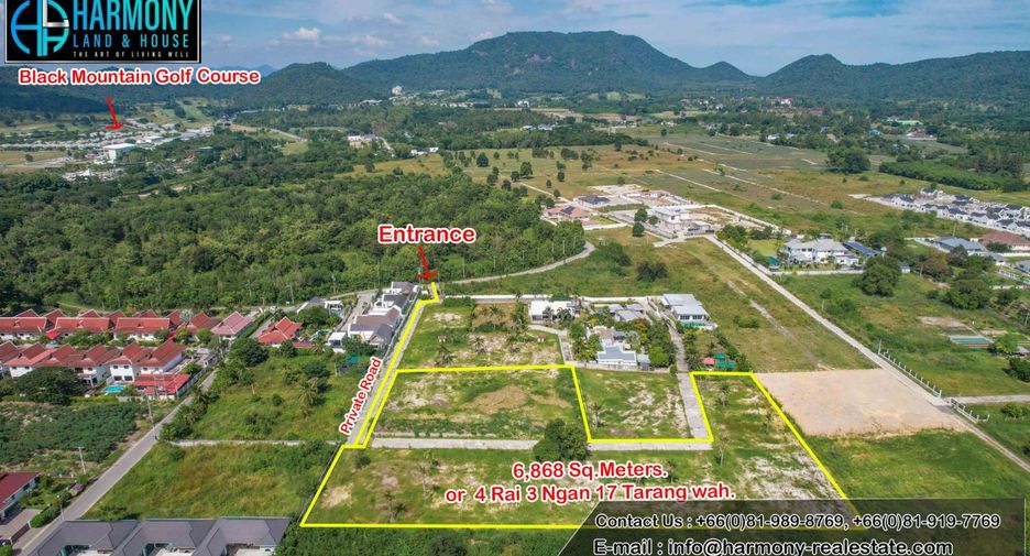 Terreno en venta en Hua Hin, Prachuap Khiri Khan