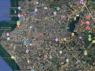 À vendre terrain à Bang Lamung, Chonburi