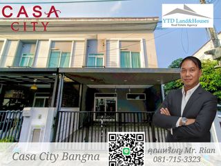 For rent 3 bedrooms townhouse in Bang Phli, Samut Prakan