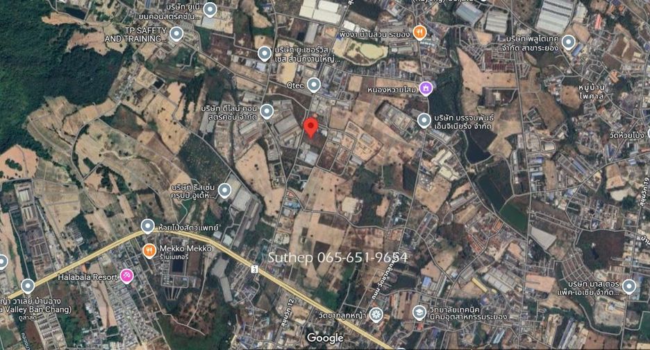 For rent land in Mueang Rayong, Rayong