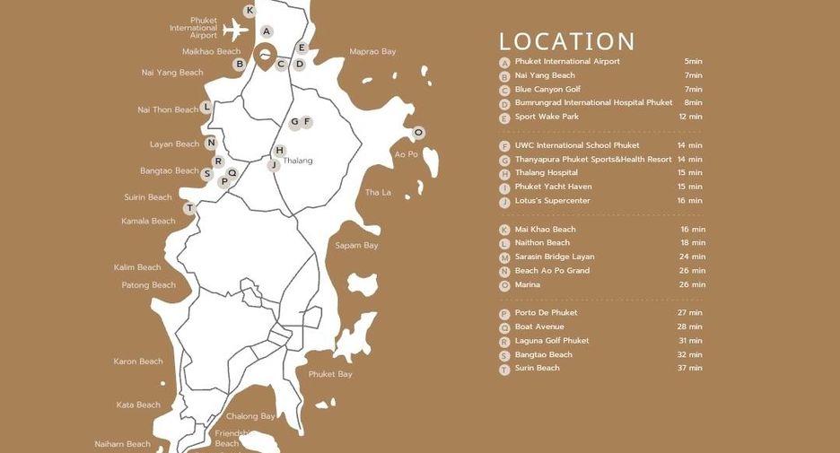 Villa en venta de 3 habitaciones en Thalang, Phuket