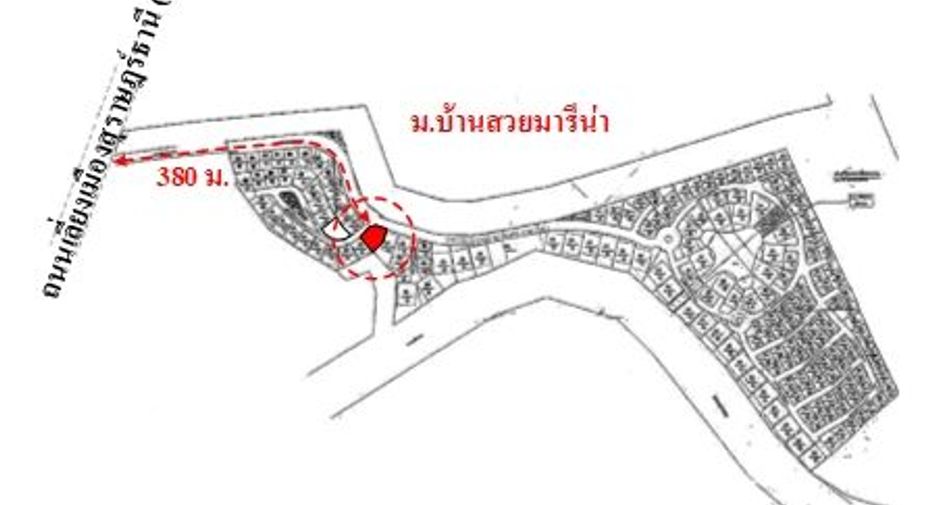 For sale 3 bedrooms house in Mueang Surat Thani, Surat Thani