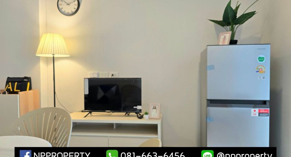 For rent 1 bed condo in Mueang Chon Buri, Chonburi