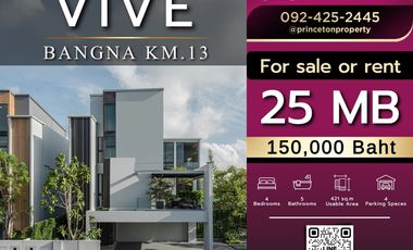 For rent and for sale 4 bedrooms house in Bang Phli, Samut Prakan