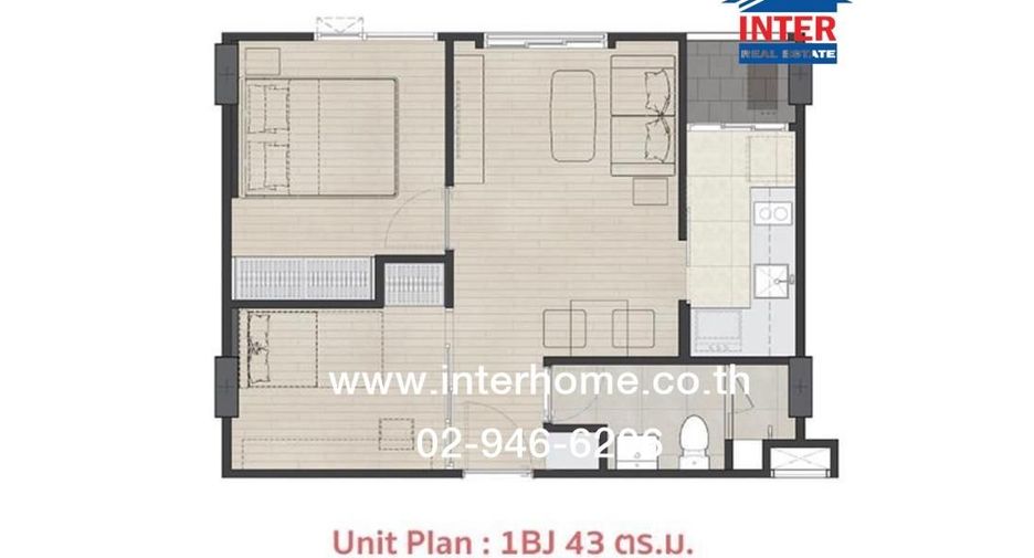 For sale 2 bedrooms condo in Khan Na Yao, Bangkok