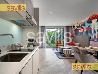 Apartamento con servicios en alquiler de 1 habitaciones en Watthana, Bangkok