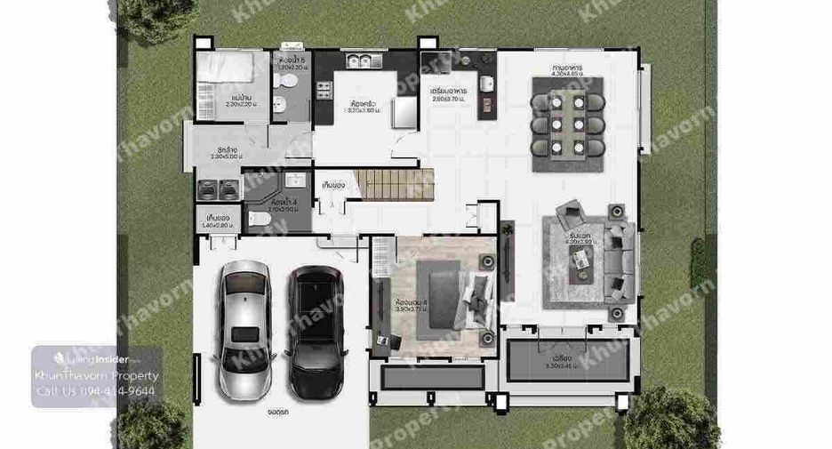For sale 4 bedrooms house in Pak Kret, Nonthaburi