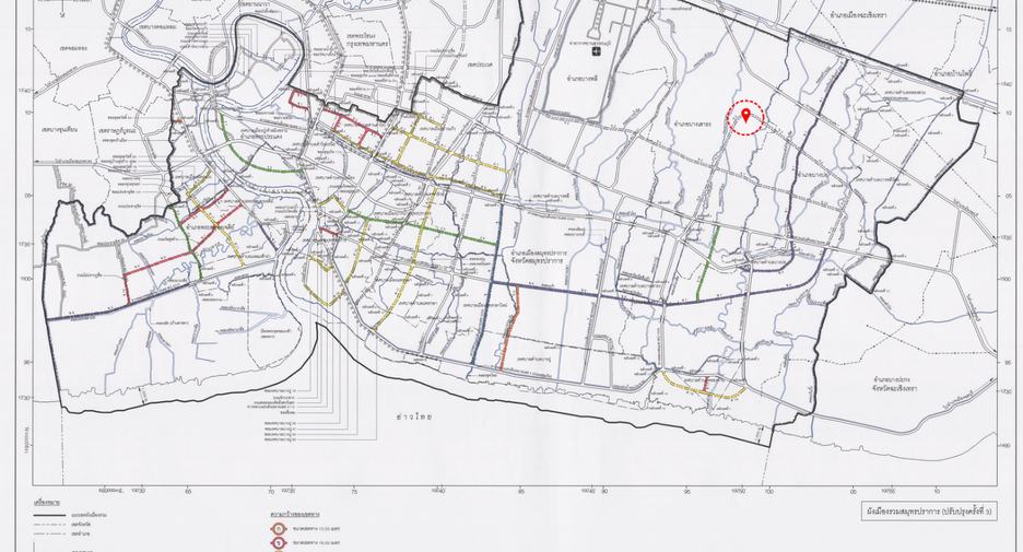 For sale land in Bang Sao Thong, Samut Prakan