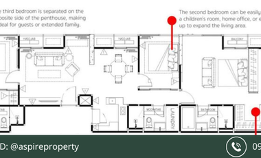 For sale 3 bedrooms condo in Khlong Toei, Bangkok