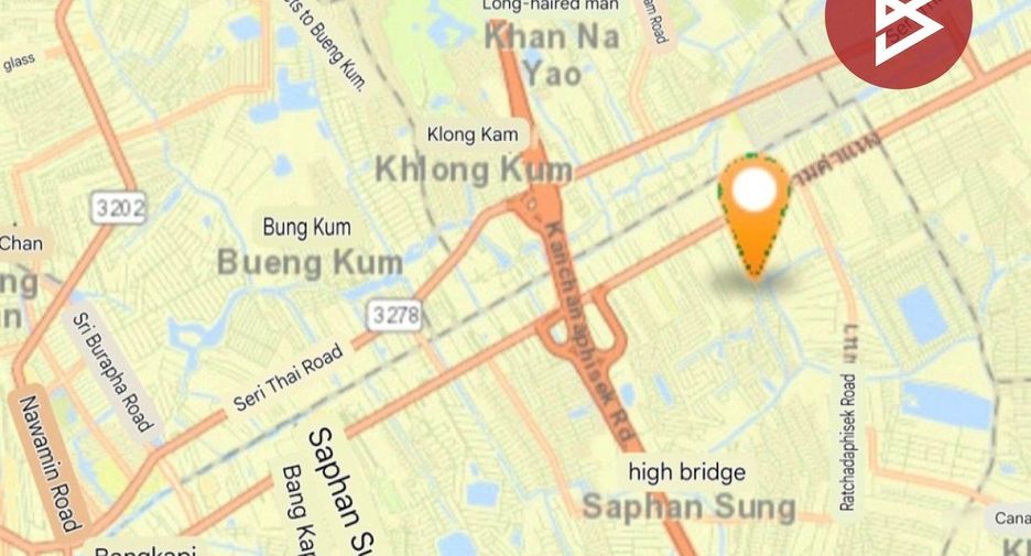For sale land in Saphan Sung, Bangkok