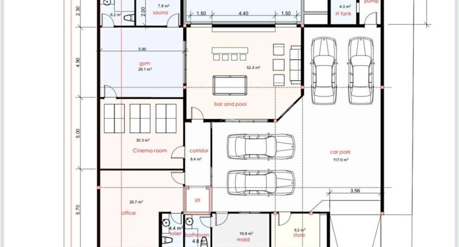 For sale 7 bedrooms house in Bang Lamung, Chonburi