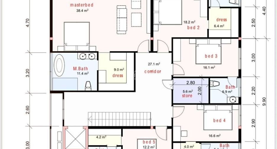 For sale 7 bedrooms house in Bang Lamung, Chonburi