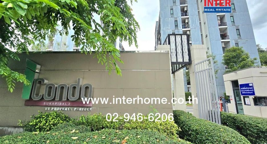 For sale 1 bed condo in Saphan Sung, Bangkok