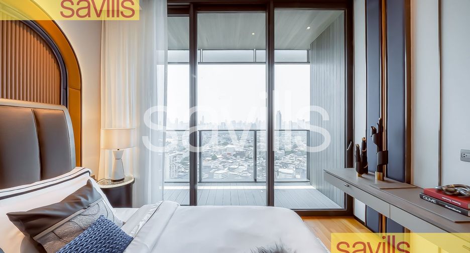 For rent 2 bedrooms condo in Khlong San, Bangkok