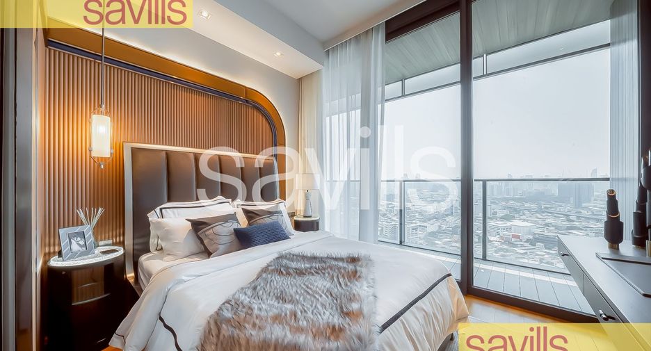 For rent 2 bedrooms condo in Khlong San, Bangkok