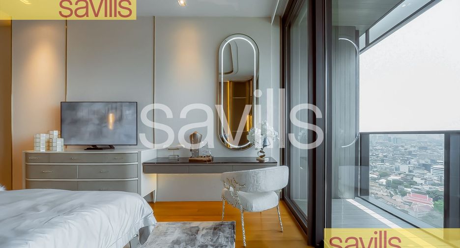 For rent 2 bedrooms condo in Khlong San, Bangkok