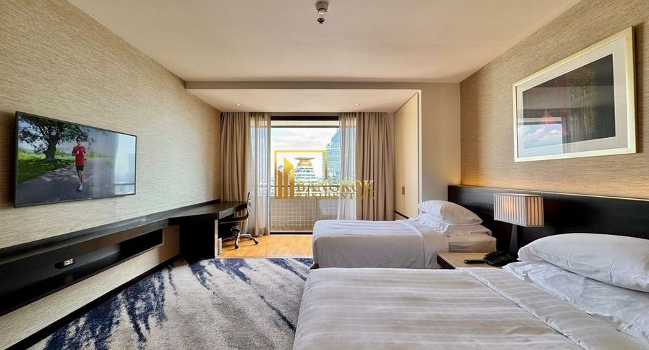 Apartamento con servicios en alquiler de 2 habitaciones en Khlong Toei, Bangkok