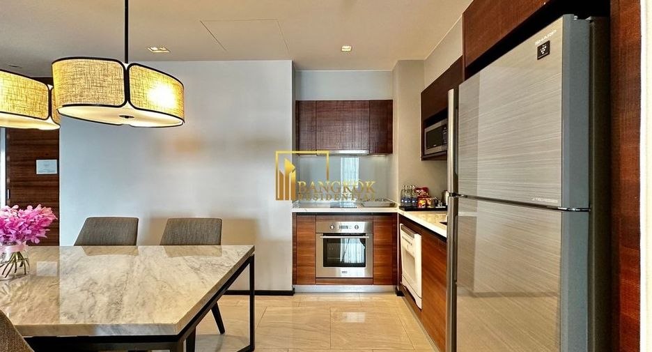 Apartamento con servicios en alquiler de 2 habitaciones en Bang Rak, Bangkok