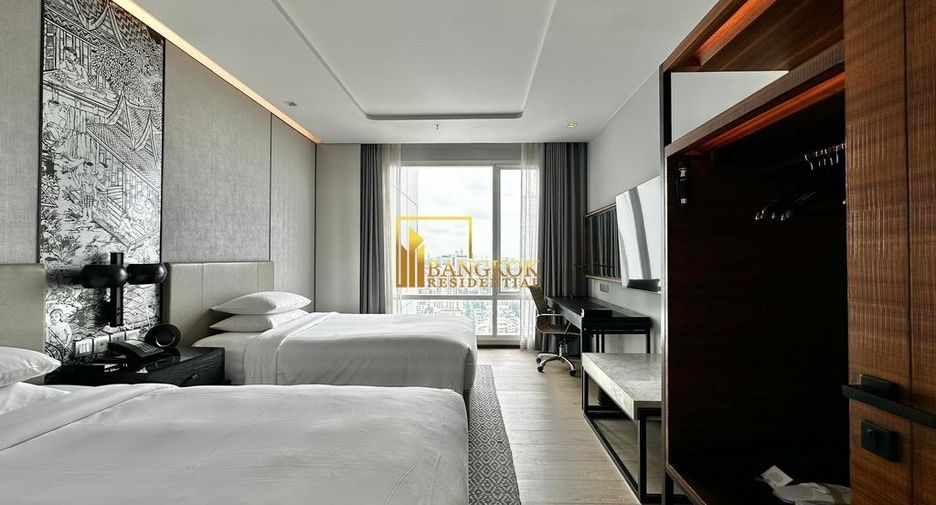 Apartamento con servicios en alquiler de 2 habitaciones en Bang Rak, Bangkok