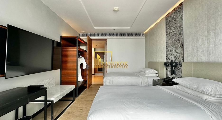 Apartamento con servicios en alquiler de 2 habitaciones en Bang Rak, Bangkok