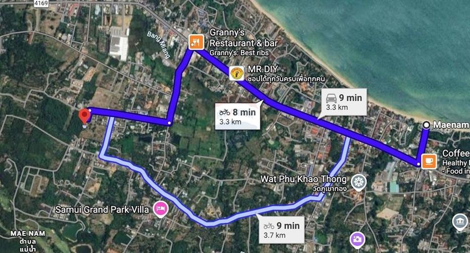 Villa en venta de 2 habitaciones en Ko Samui, Surat Thani