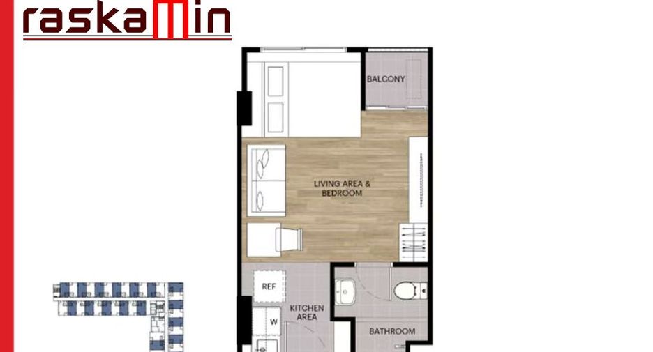 For sale 1 bed condo in Bang Lamung, Chonburi