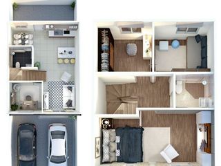 Casa adosada en venta de 3 habitaciones en Bang Lamung, Chonburi