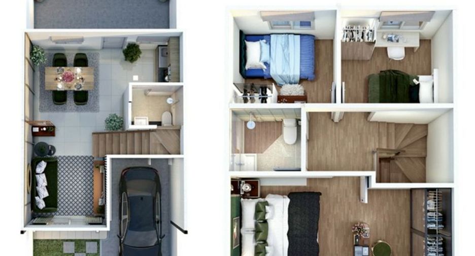 Casa adosada en venta de 3 habitaciones en Huay Yai, Pattaya
