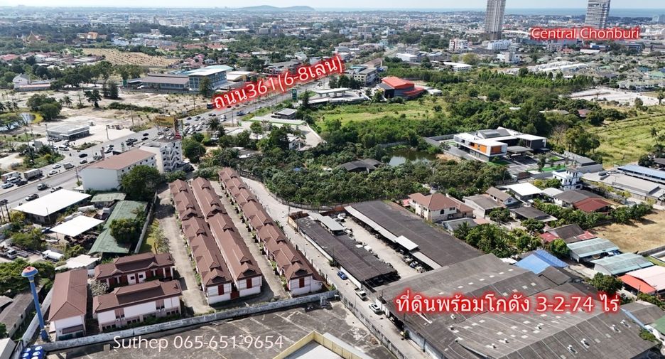 For sale warehouse in Mueang Chon Buri, Chonburi