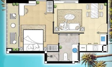 Wohnung zum Kauf mit 1 Zimmer in Bang Lamung, Chonburi