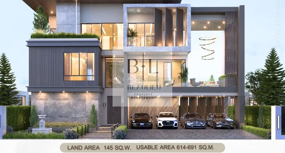 À vendre 5 chambres maison à Bang Lamung, Chonburi