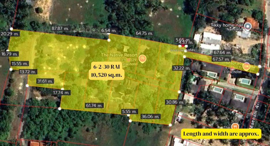 For sale land in Ko Samui, Surat Thani