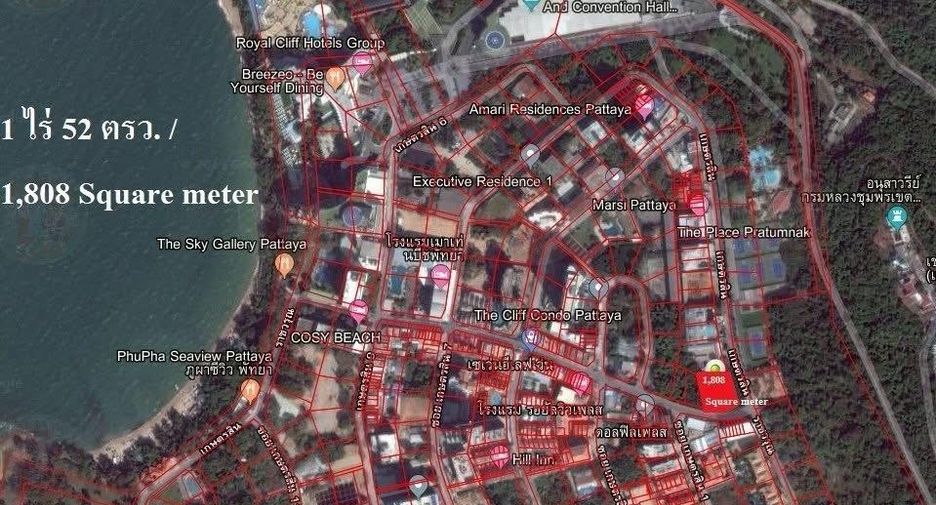 For sale land in Bang Lamung, Chonburi