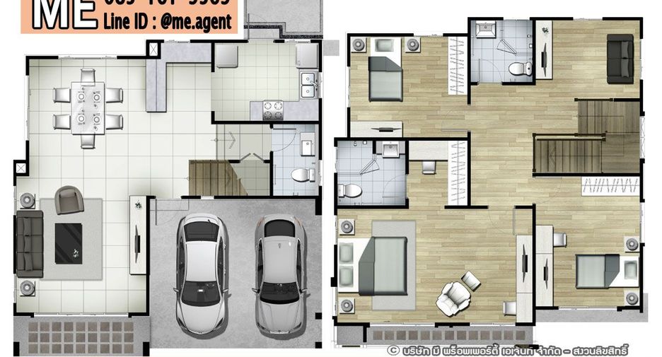 For sale 3 bedrooms house in Suan Luang, Bangkok